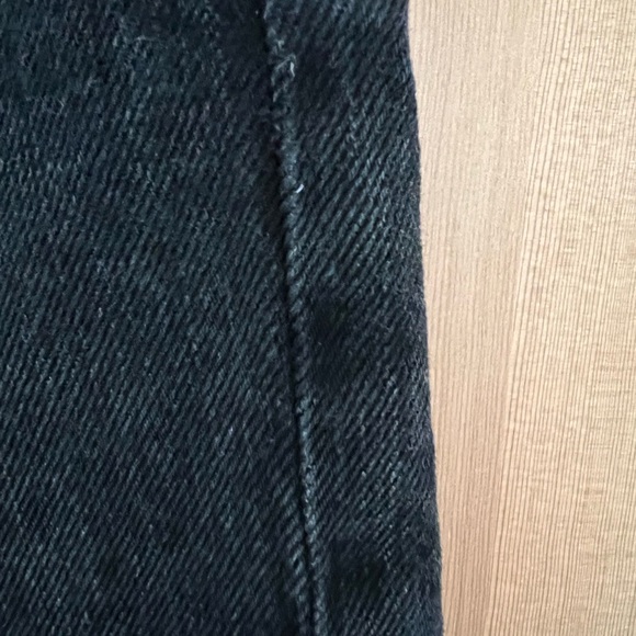 SOLD AGOLDE Black Denim Shorts - Picture 4 of 4